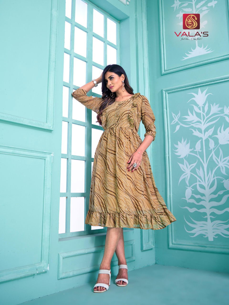 Style Vol 7 Fancy Party Wear Wholesale Georgette Kurtis Catalog